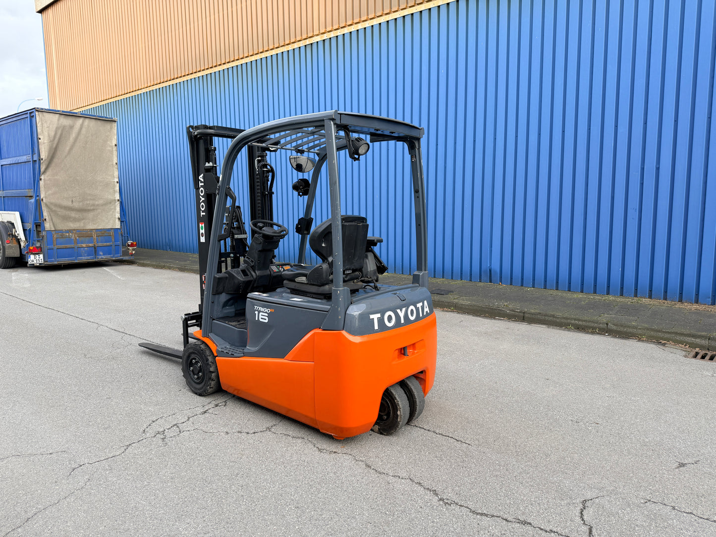 Toyota 3Rad Elektro Gabelstapler 1,6ton 3300mm hub