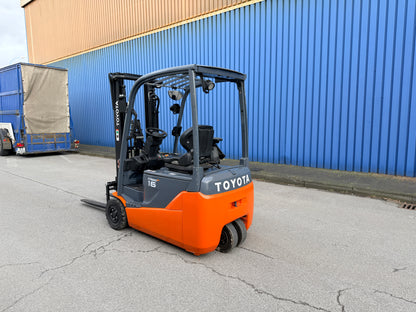 Toyota 3Rad Elektro Gabelstapler 1,6ton 3300mm hub