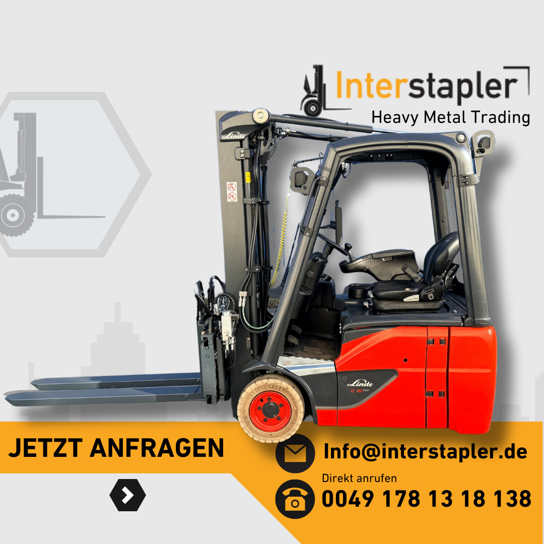 Linde E16 Triplex 4625mm Vorschubgabeln Zinkenversteller