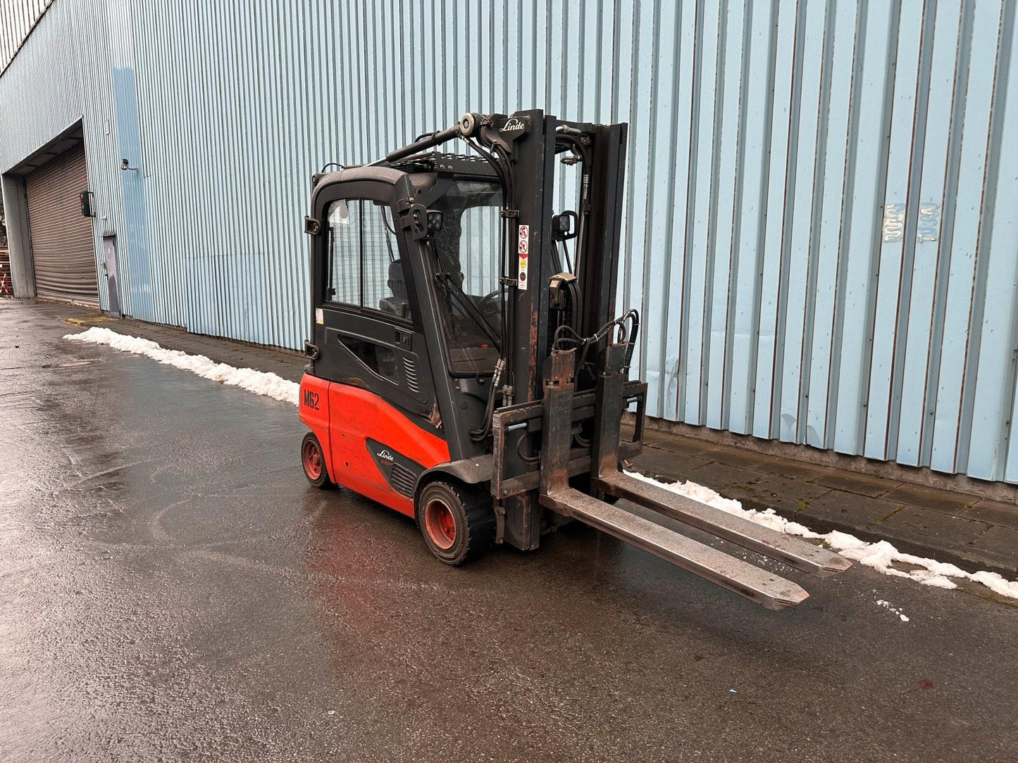 Linde E20PL Triplex 4625mm hub Voll 2Ton Elektro Gabelstapler Bild 11