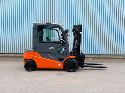 Toyota 8FBMT50 Triplex 4300 Elektro Gabelstapler 5Ton Zinkenversteller Bild 9