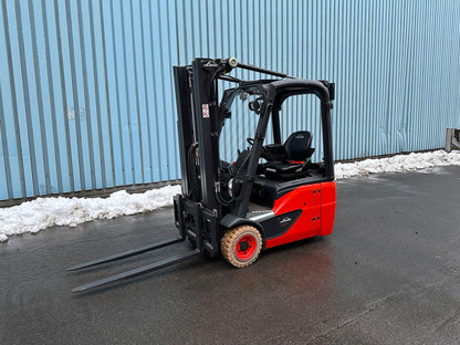 Linde E16 Triplex 4625mm Waage Elektro 3Rad Gabelstapler Bild 3