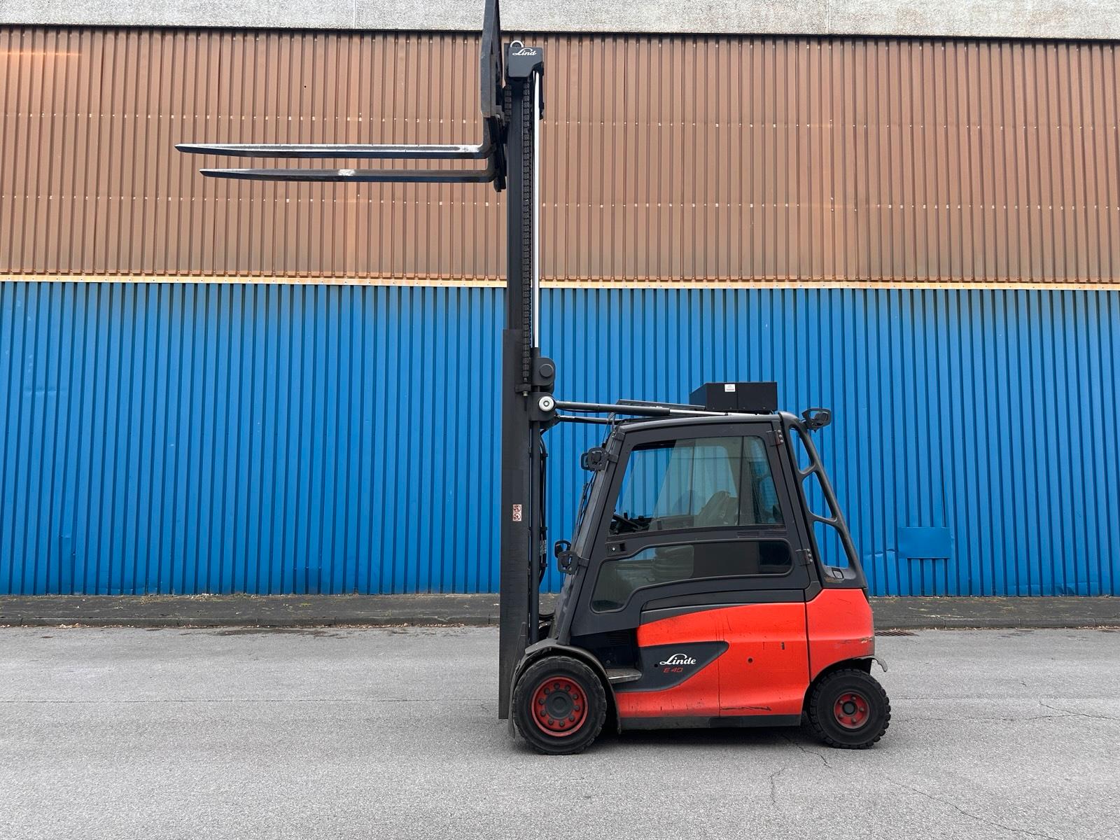 Linde E40HL-01/600 Elektro Gabelstapler 2020 4400mm Hub Bild 10