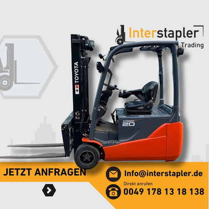Toyota 2t Elektro Gabelstapler Zinkenversteller Seitenschub Bild 1