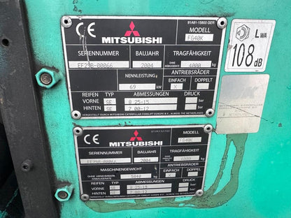 Mitsubishi FD40 4t Gas Gabelstapler Zinkenversteller 3700 Bild 10