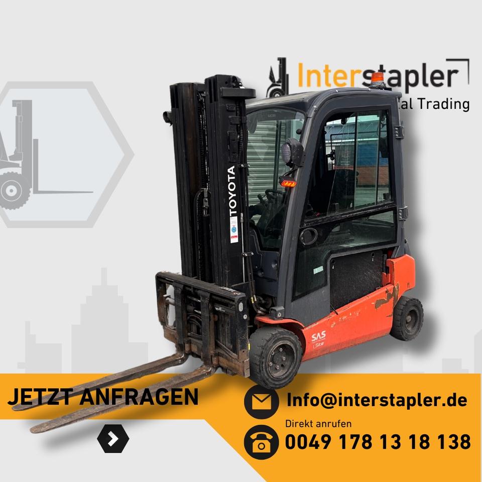 Toyota 2t 4Rad Gabelstapler Elektro Triplex 4700mm ZVG SS Bild 1