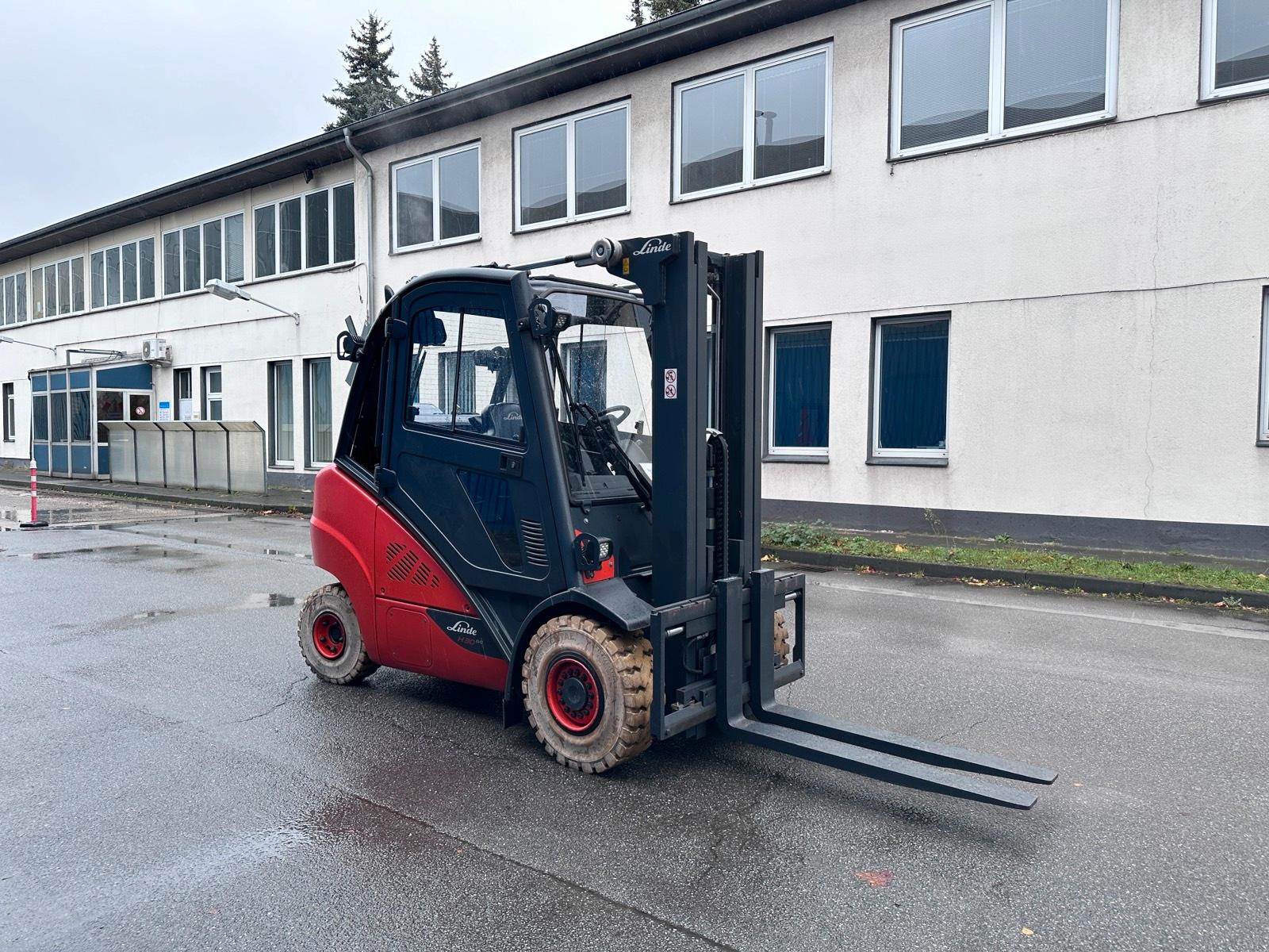 Linde H30T Triplex 4800mm Hub 3ton 2019 Gas Gabelstapler Bild 5