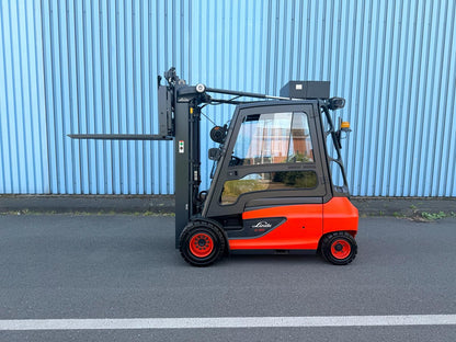 Linde E35L-01 Elektro Gabelstapler Zinkenversteller Gabelverlängerung Hydraulisch Bild 7
