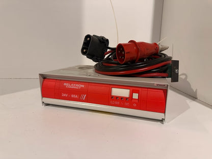 24V 65A Stapler Ladegerät Belatron Compact Batterie Gabelstapler