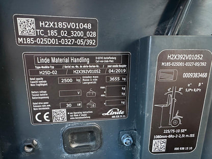 Linde H25D-02 Diesel Gabelstapler 3270mm Duplex 2019 Bild 13