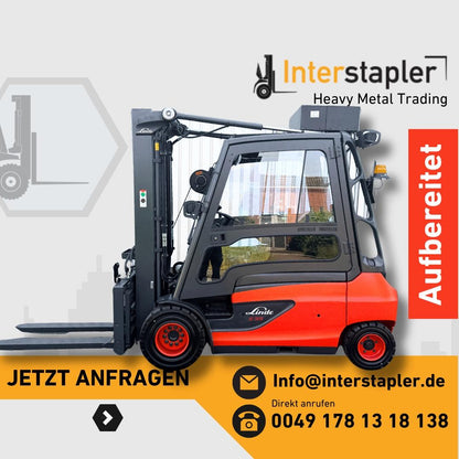 Linde E35L-01 Elektro Gabelstapler Zinkenversteller Gabelverlängerung Hydraulisch Bild 1