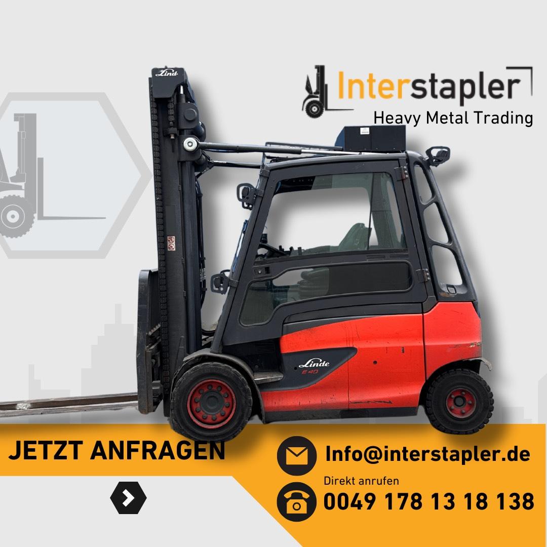 Linde E40HL-01/600 Elektro Gabelstapler 2020 4400mm Hub Bild 1