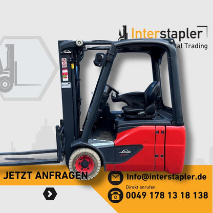 Linde E16 Kompakt Stapler Elektro Triplex 4100mm Hub 2018 UVV RDY Bild 1