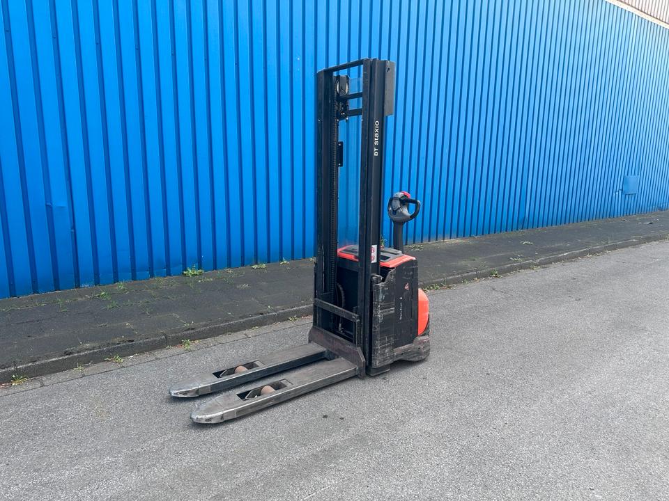 Toyota SWE140 3255mm Hub Elektro Stapler Hochhubwagen 2017 Bild 8