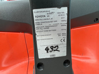 Toyota SWE160L Triplex 4800mm Batt 2024 Elektro Initialhub Bild 13